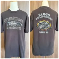 2008年　ハーレーダビッドソン　Tシャツ ２サイドプリント　USA製 Mサイズ