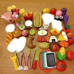 【バラ売り可能】まとめ売りミニチュア食材と調理器具セット