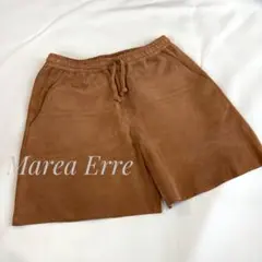 Marea Erre マレアエッレ　レザーショートパンツ 新品タグ付き ブラウン 2026年最新】MAREA ERRE メンズ ショートパンツ・ハーフパンツの人気