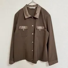 レザー 切り替え ポケット