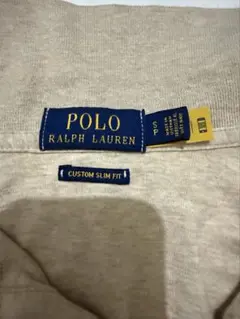 POLO RALPH LAUREN カスタムスリムフィット ポロシャツ ベージュ