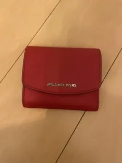MICHAEL KORS 三つ折り財布 レッド