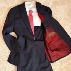 【高級生地】ロロピアーナ セットアップスーツ MOLTO BLABO ストライプ