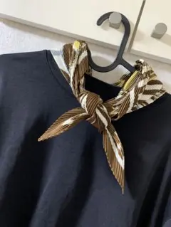 プリーツ　スカーフ