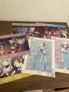 ブルーアーカイブ　クリアファイル6枚　まとめ売り