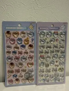 【正規品】ボンボンドロップシール　ちいかわ　みんなポーズ　モモンガ　2枚セット