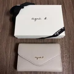 agnes b. 　アニエスベー キーケース ベージュ