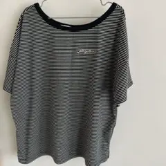 E hyphen world gallery ストライプTシャツ　タグ付のサムネイル