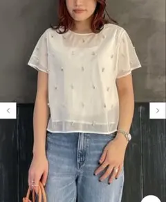 美品♡ビジューチュールトップのサムネイル