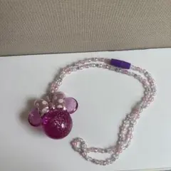 ディズニー　ミニーの光るネックレス