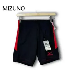 1248★【MIZUNO】タグ付　ハーフパンツ　レディース　ブラック　赤　O　L