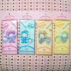【4個セット】おジャ魔女どれみ×サンリオ♡クリアマルチケース