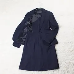 極美品 シャドーチェック《ザ スーツカンパニー×レダ》スカートスーツ(36)