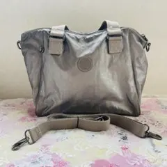 Kipling キプリング ショルダーバッグ ハンドバッグ 2way ゴールド