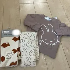 即購入歓迎　ミッフィー トップス９０cm ボトムス１００cm