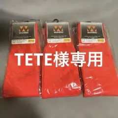 【新品未開封】wundouサッカーソックス レッド　22-24cm 3足