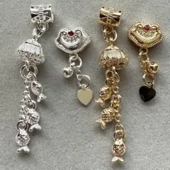 『No.P199』ロンデルパーツ　ブレスレットパーツ　スペーサー　金属パーツ