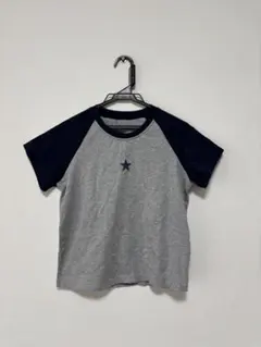 グレー/ネイビー ラグランスリーブTシャツ