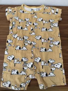 H&M スヌーピー柄ロンパース 12M