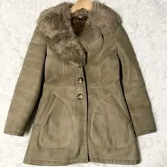 Elisa ヴィンテージ スペイン製 リアルムートンコート サイズMくらい ボア