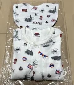 【未使用】SHIPS ロンパース ロンドン＆リバーシブル スタイセット 80