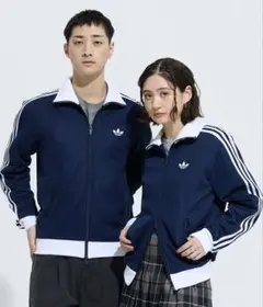adidasクラシック ベッケンバウアー トラックジャケット ネイビー Lのサムネイル