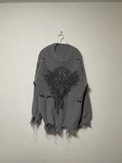 ROMWEニット　セーター　ダメージ加工