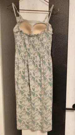 グレー　ブラのいらないワンピース　サイズL