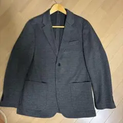 ユニクロUNIQLO チドリジャケット　秋冬　ダークグレー　Lサイズ