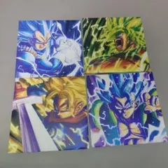 ドラゴンボール アートパネル色紙４枚セット