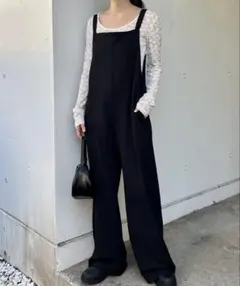 ブラックサロペット・オーバーオール