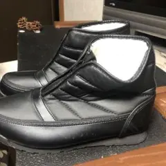 ブラックファーショートブーツ