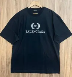 BALENCIAGA ロゴ Tシャツ ブラック a1のサムネイル