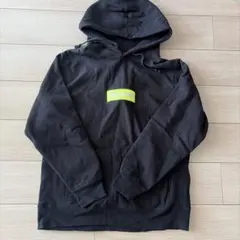 ノーブランドブラック フード付きパーカー