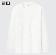 UNIQLO U クルーネックT 長袖　ホワイト XL