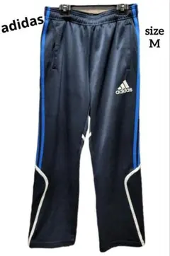 adidas レディース ジャージ スポーツパンツ トラックパンツ ネイビー