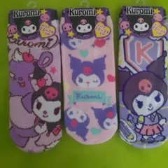 Kuromi キャラクターソックス 22~24cm