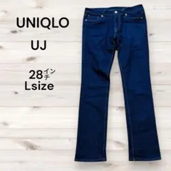ユニクロ UJ 美品 デニム 28インチ M ストレート ジーンズ