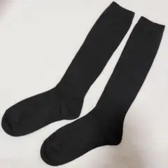 【新品】厚手 ハイソックス 黒