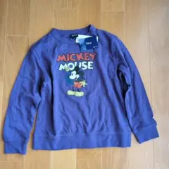 Right-on　Disney ミッキー　トレーナー キッズ　L　新品タグ付き
