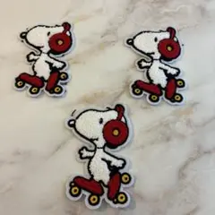 スヌーピー 刺繍ワッペン 3枚セット