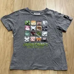Minecraft グレー Tシャツ 140