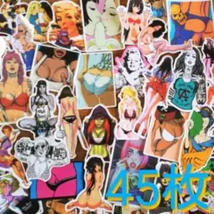 セクシーガール ステッカー 【45枚】 エロ　タトゥーガール　セクシー　Sexy