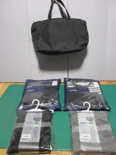 【未使用】メンズルームウェア上下×4点＋トートバッグ付き LLサイズ 吸水速乾