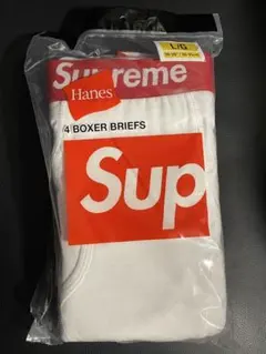 Supreme Hanes ボクサーパンツ ホワイト Lサイズ 1枚