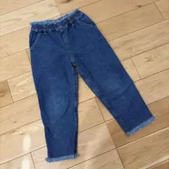 プティマイン 110 デニムフリンジパンツ