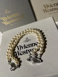 ヴィヴィアンウエストウッド シルバーパールネックレス★