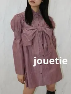 りん様専用☆新品タグ付☆ jouetie リボンビスチェチュニックシャツ