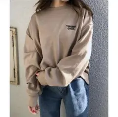 【新品未使用】MICHYEORA ベージュ スウェット FREE