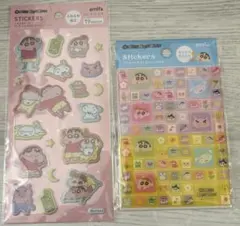 クレヨンしんちゃん　タイルシール　ふわふわシール　セリア　seria